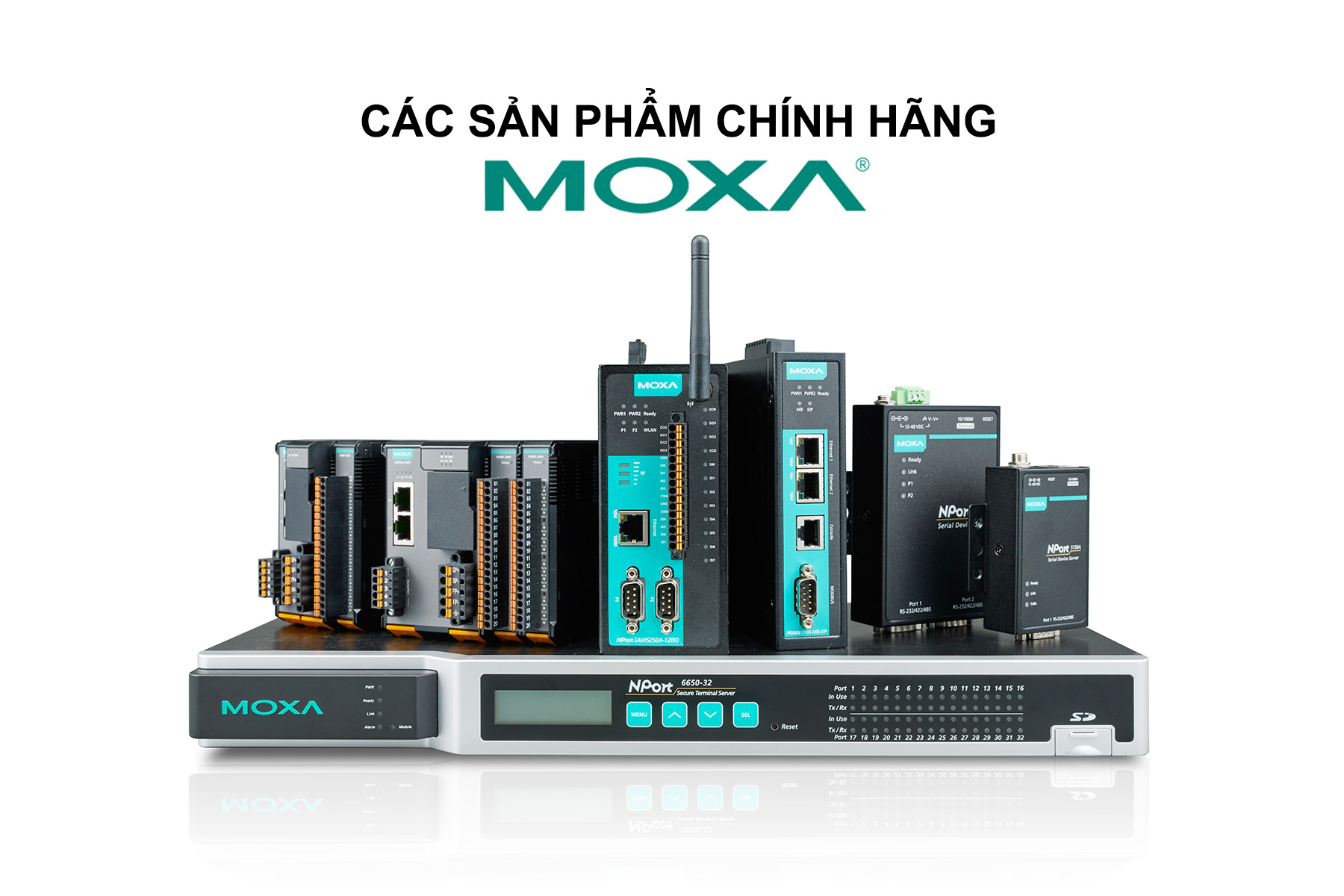 Nport 5250A Moxa Vietnam Sản phẩm chính hãng Moxa Vietnam